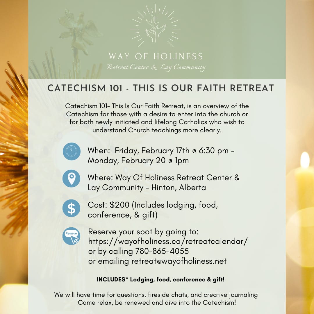 Catechism 101 This Is Our Faith Retreat Catholic Archdiocese of